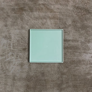 eccentric | celadon square plate
