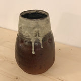 cendre de bois | vase décorée V02