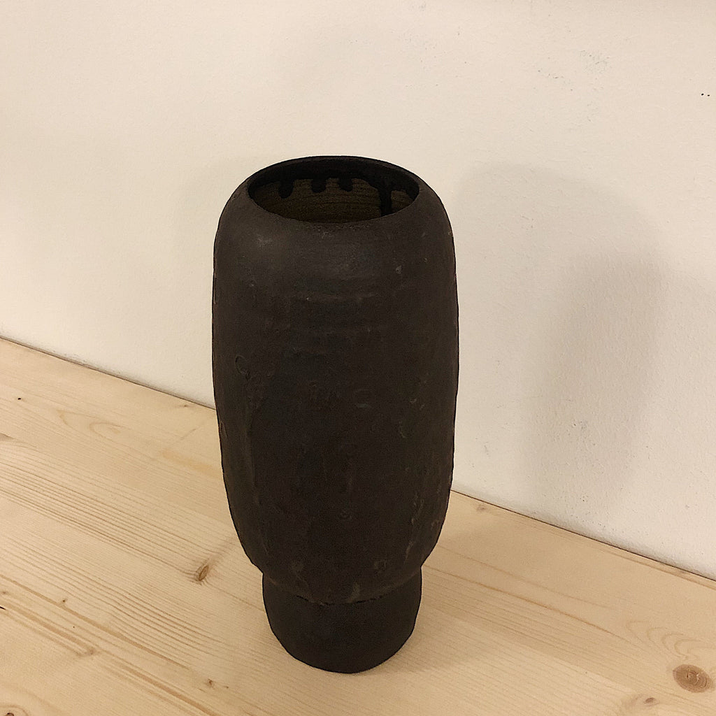 firescar manganese | vase décorée V09